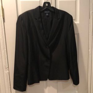 Ann Taylor black silk suit  jacket